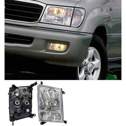 for TOYOTA for LAND CRUISER FJ100 HZJ105 Headlight GLASS LENS Driver Side LEFT 98-05