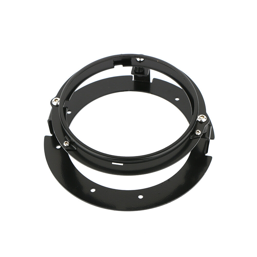 Motorcycle 5.75-inch (5-3/4 inch) round LED headlight mounting ring bracket for Harley-Davidson