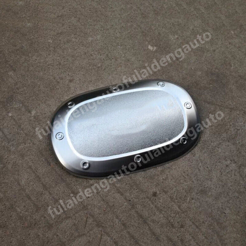 1P for Porsche Macan 2015-2019 Chrome Car Oil Gas Fuel Cap Tank Cover Decor Trim