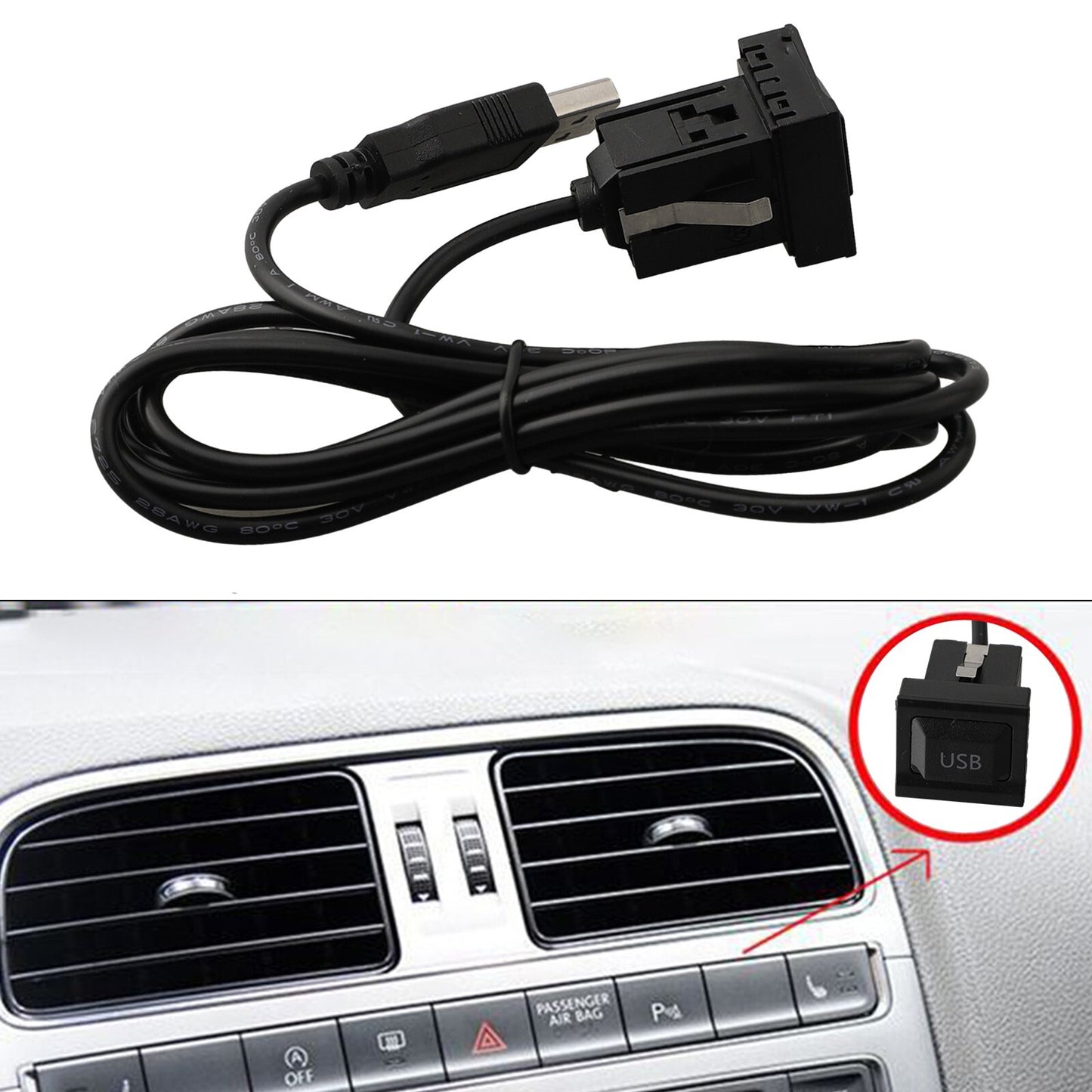 Leather Car Dash Mat Dashboard Cover Dashmat Compatible for MG HS 2020+ v