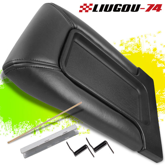 Fits 99-07 Avalanche Silverado for Sierra Center Console Cover Armrest Dark Gray - v