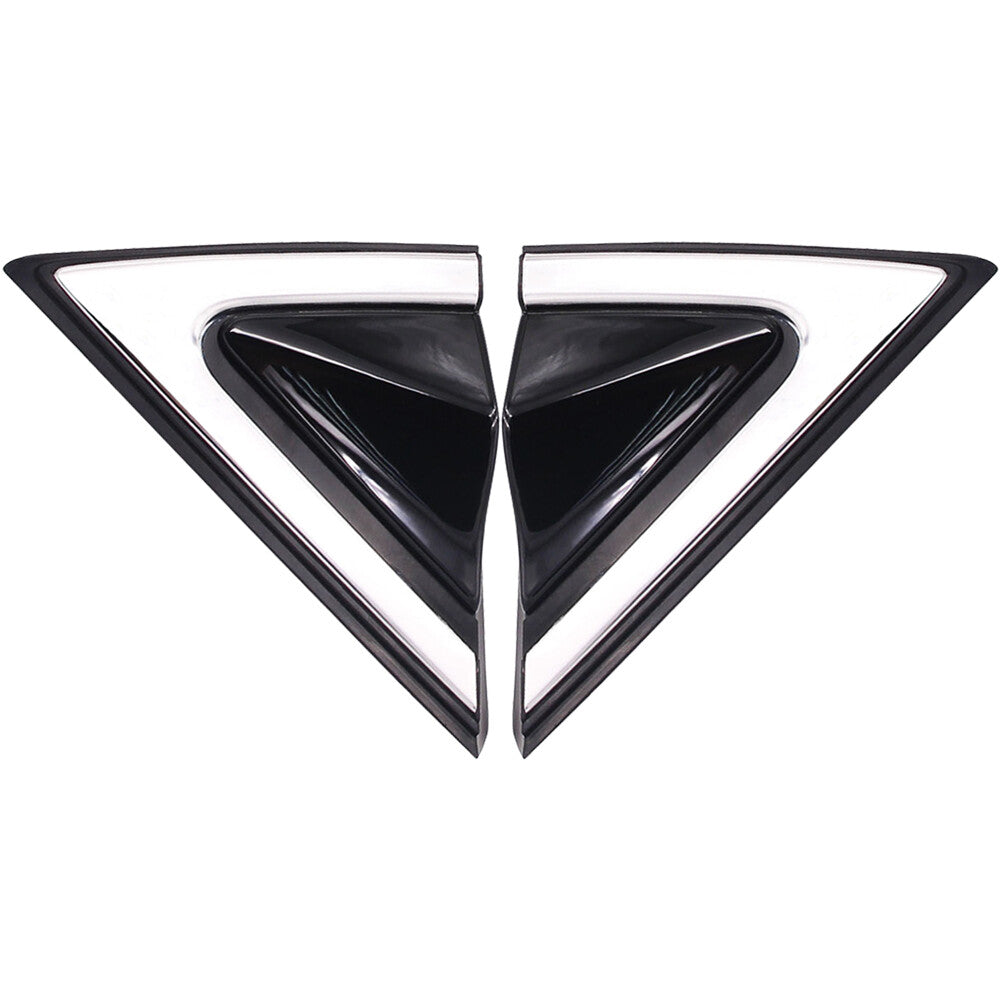 1 Pair Fender Pillar Trim Mirror Corner Molding for 2013-2018 for HYUNDAI SANTA FE