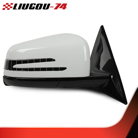 Right passenger white mirror fits for Mercedes Coupe E350 E400 E550 10-17- v