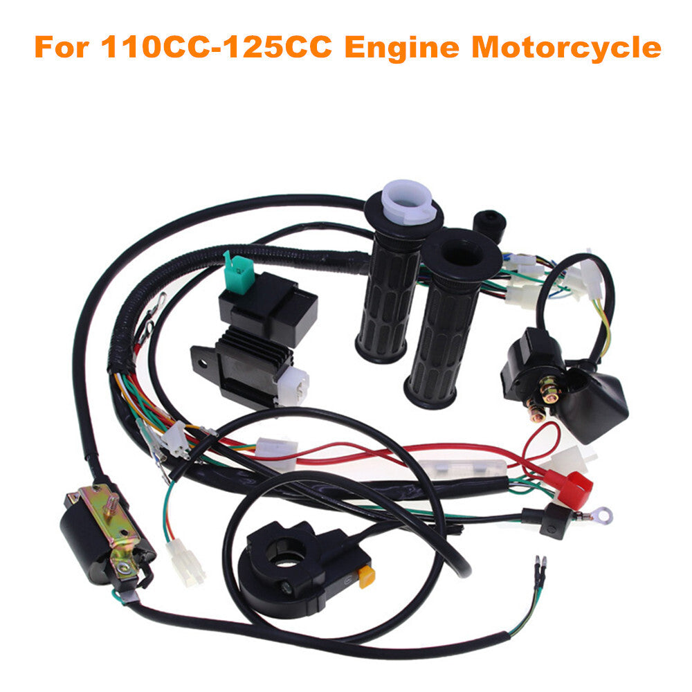 110CC-125CC Motorcycle Off-Road Bicycle All-Terrain Vehicle Starter Engine Wiring Harness Assembly - n