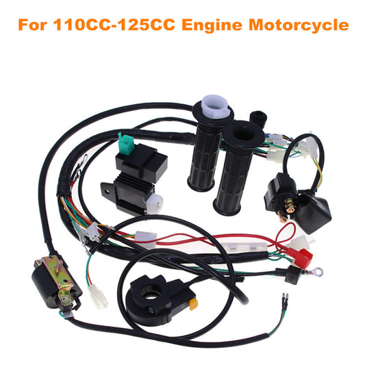 110CC-125CC Motorcycle Off-Road Bicycle All-Terrain Vehicle Starter Engine Wiring Harness Assembly - n