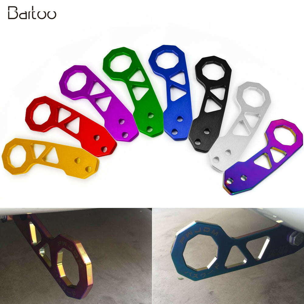 Red Tow Towing Hook Aluminum Racing Anodized Billet Rear Kit for Honda Q