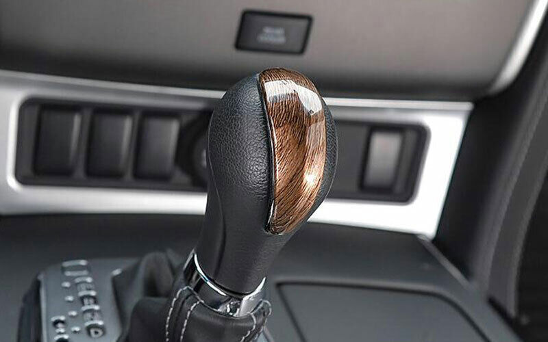 for Nissan Armada Patrol Y62 2017-20 Wood Grain Console Gear Shift Knob Trim 1P