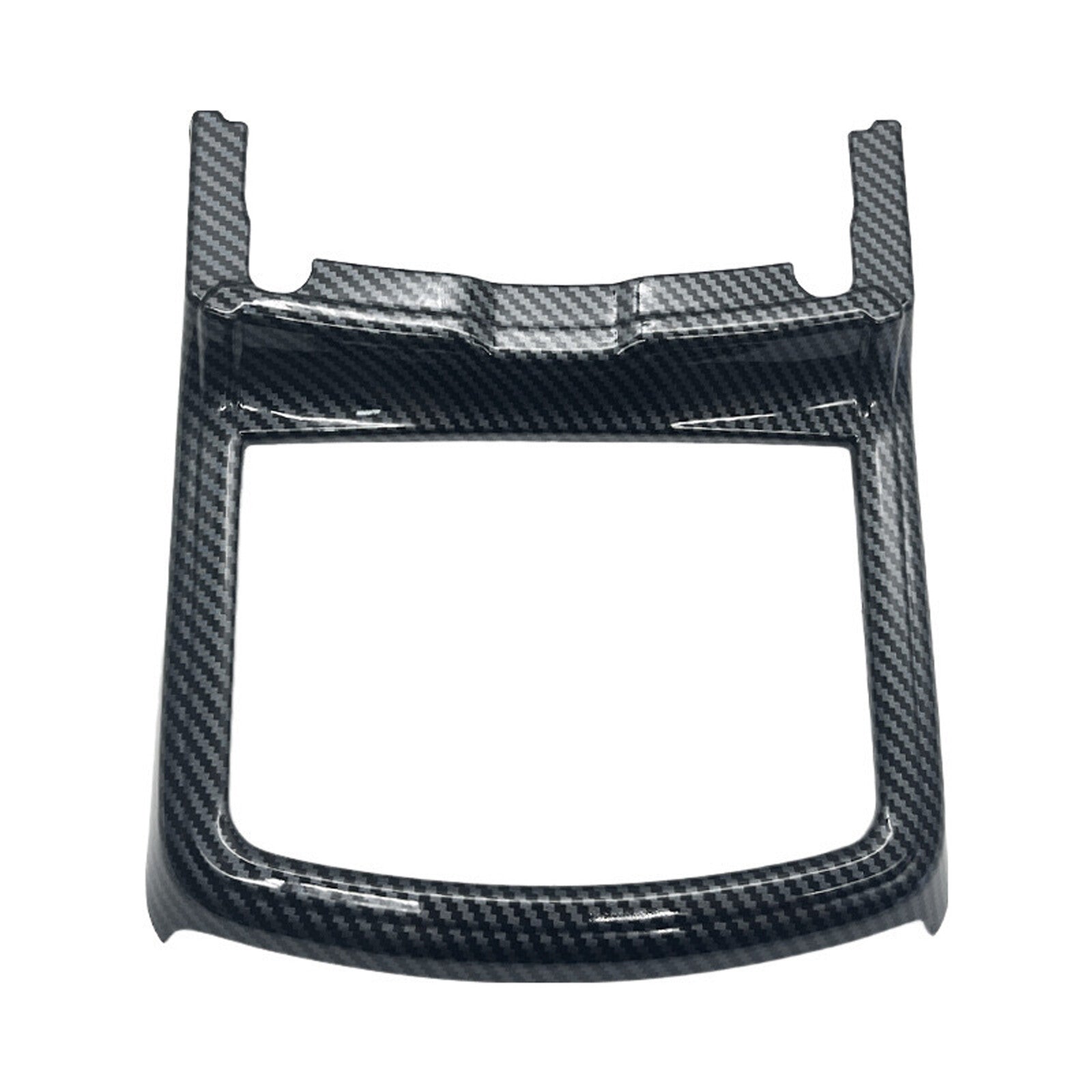 Carbon Fiber inner Central Control Cup Holder Cover Trim Fit for Dodge Charge