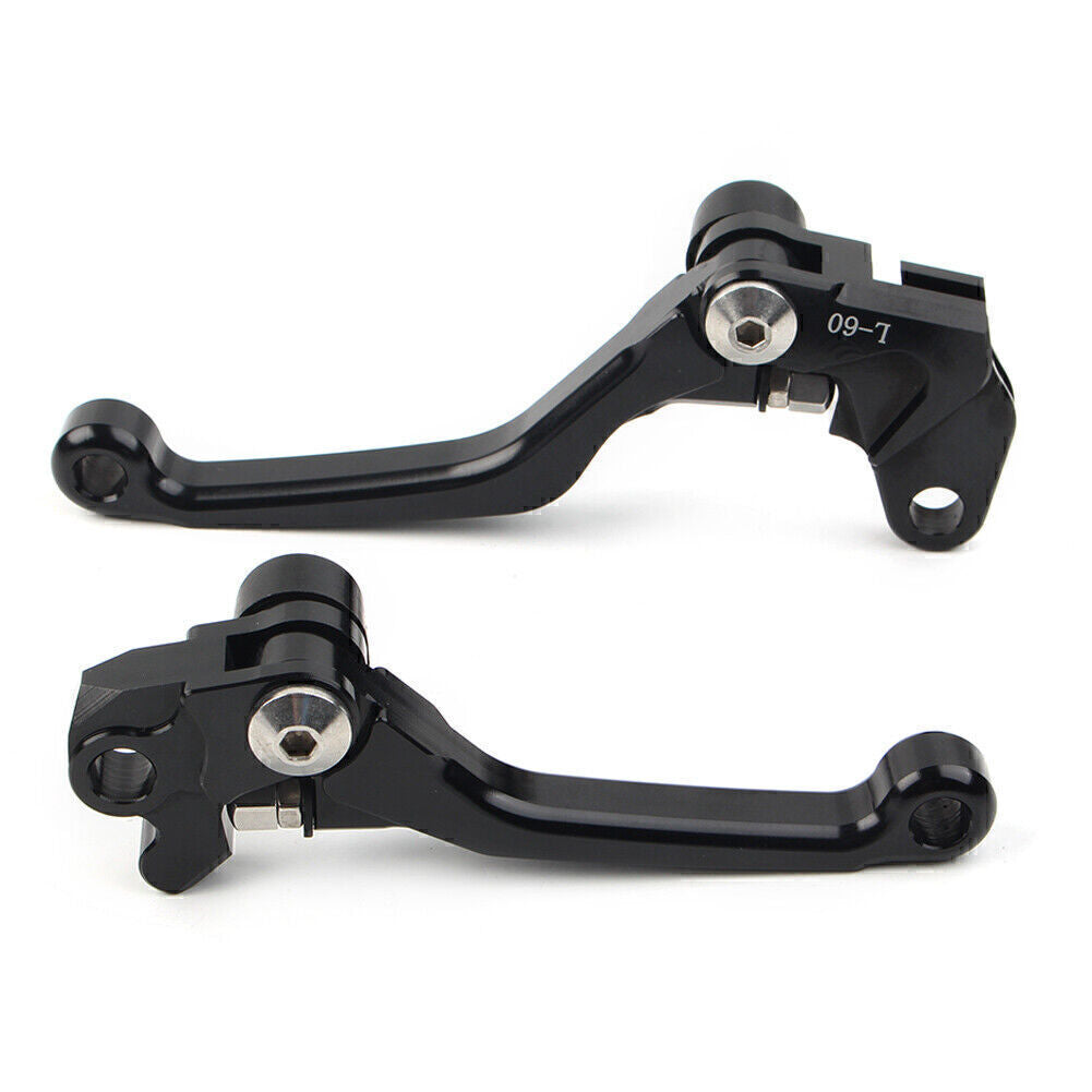 for SUZUKI RM125 RM250 RM85 RM 85/125/250 Pivot Brake Clutch Levers Aluminum BLK