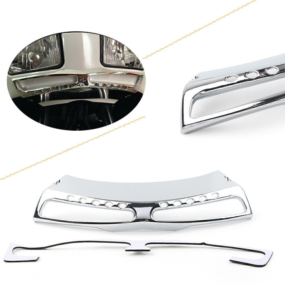 Chrome Headlight Lower Grill Trim Fit for Honda Goldwing GL1800 2001-2011 03 04 po