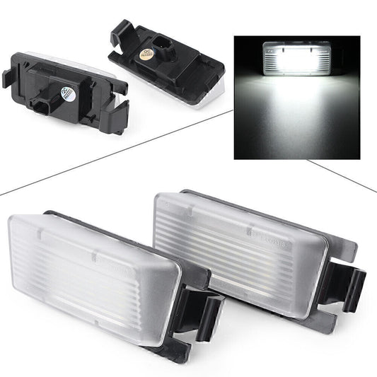 LED License Plate Number Lights for Nissan 350Z 370Z GT-R for Infiniti G35 G37 Car