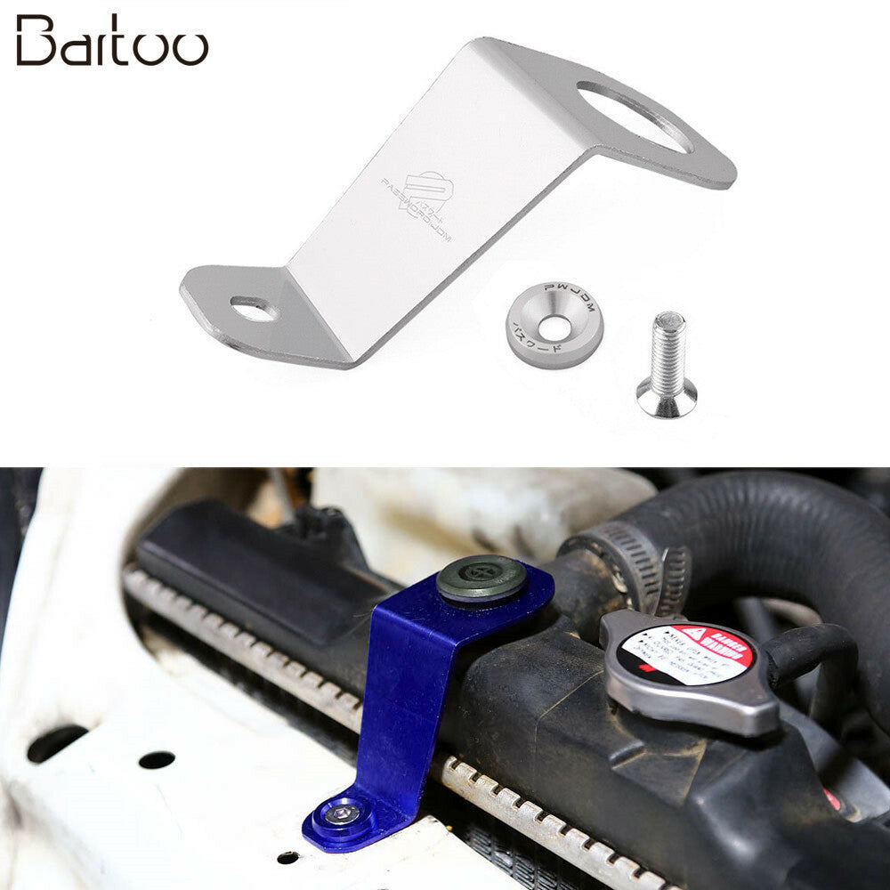 Billet Radiator Stay Mount Bracket Aluminum For EG EH 92-95 Car Q