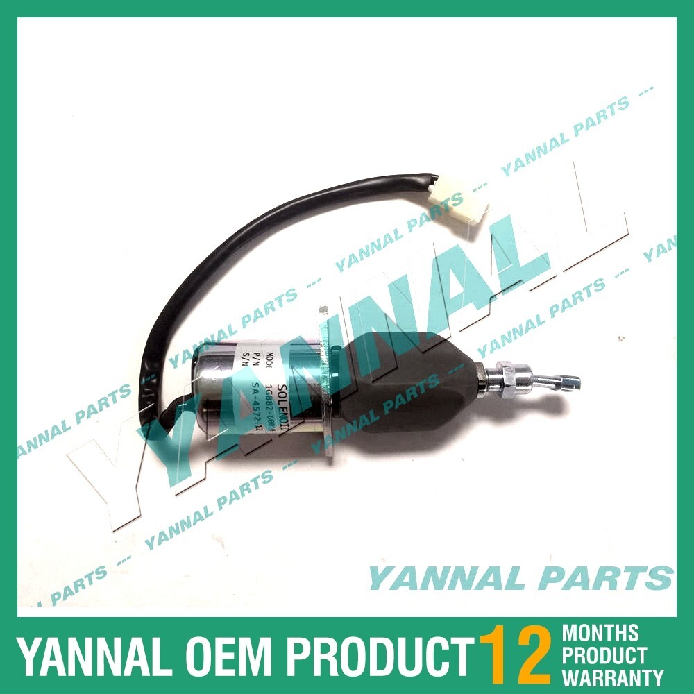 Suitable for Kubota engine 1G882-60010/SA-4572-12 shutdown solenoid valve for forklifts and excavators.