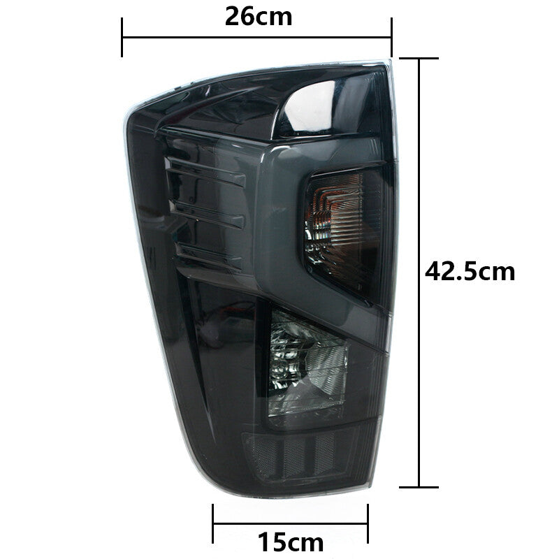 for Nissan NP300 Navara 2015-2023 Right LED Rear Brake TailLight Assembly Smoke