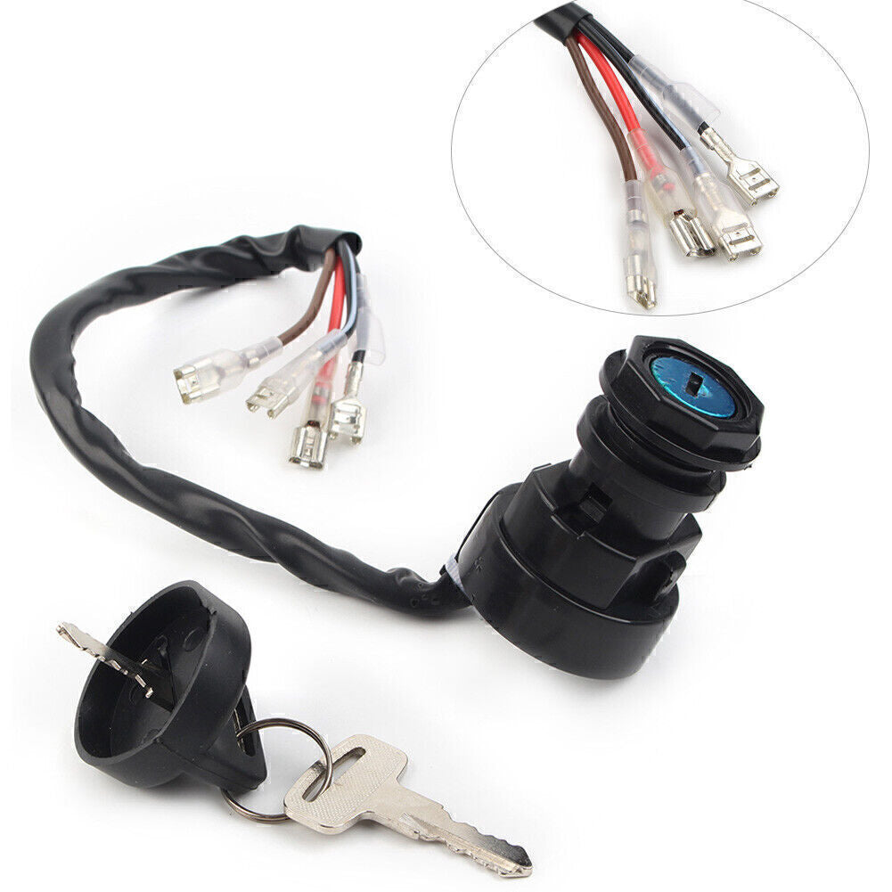 Ignition Switch With 2 Key for Polaris Trail Boss 250 350 2X4 4X4 89-95 Big Boss Q