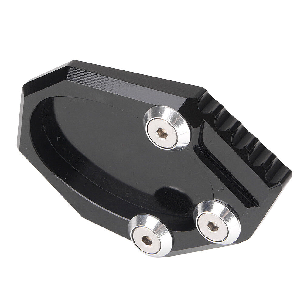 CNC Aluminum Kickstand Side Stand Pad Fit for Kawasaki 650 2010-2014 Black