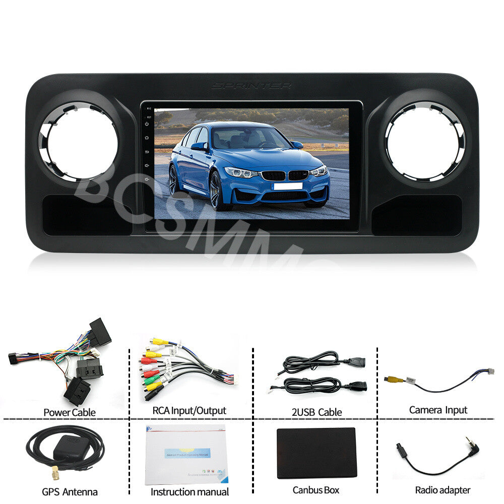 10.1 For Android Auto CarPlay Fit for Mercedes Sprinter 2018-2022 Car Stereo