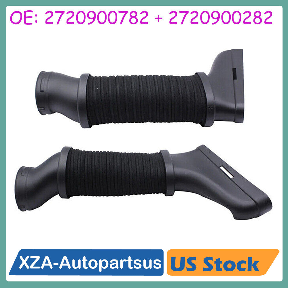 Pair Air Cleaner Intake-Inlet Duct Hose For MercedesBenz W203 C Class C230 C350 Q