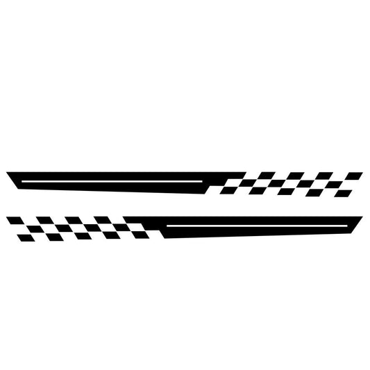 Car Stickers Striped Vinyl Decal Door Body Graphic Decoration Waterproof Kits