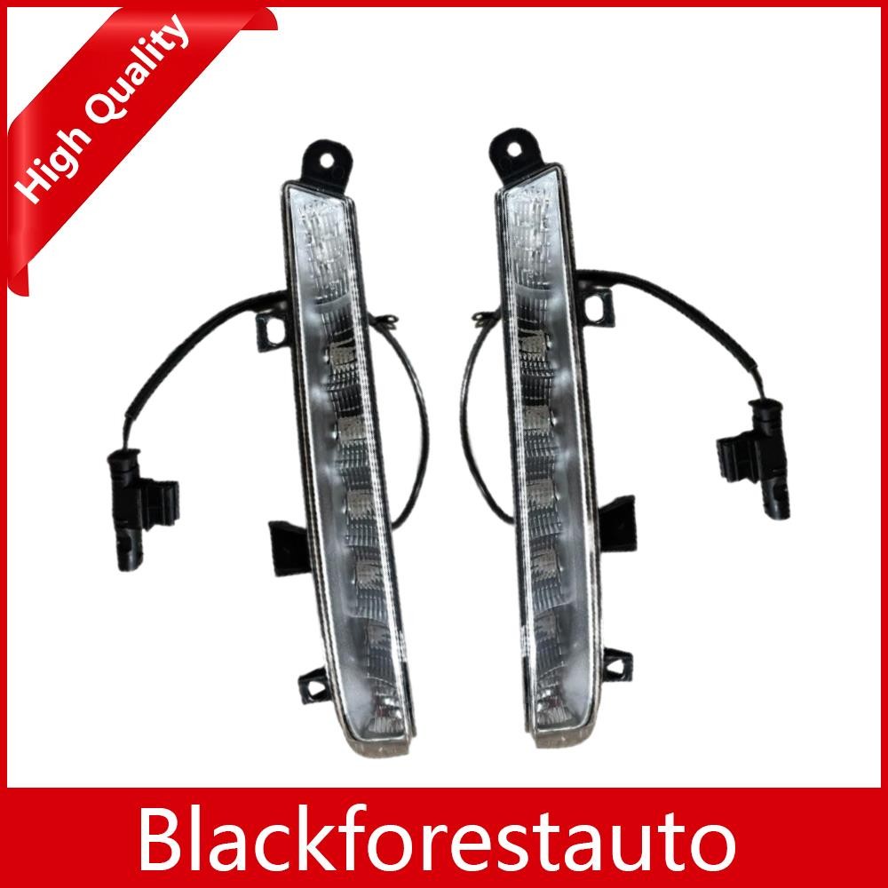 Front Left Right LED DRL Bumper Fog Light Lamp Fits For W221 S63 S65 2007-2013