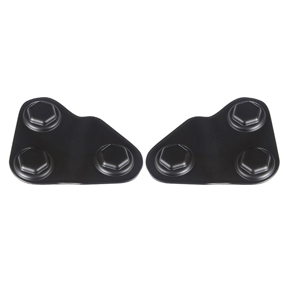 2Pcs for Wrangler JL JLU JT 2018-2021 Car Door Screw Protector Covers Trim Black