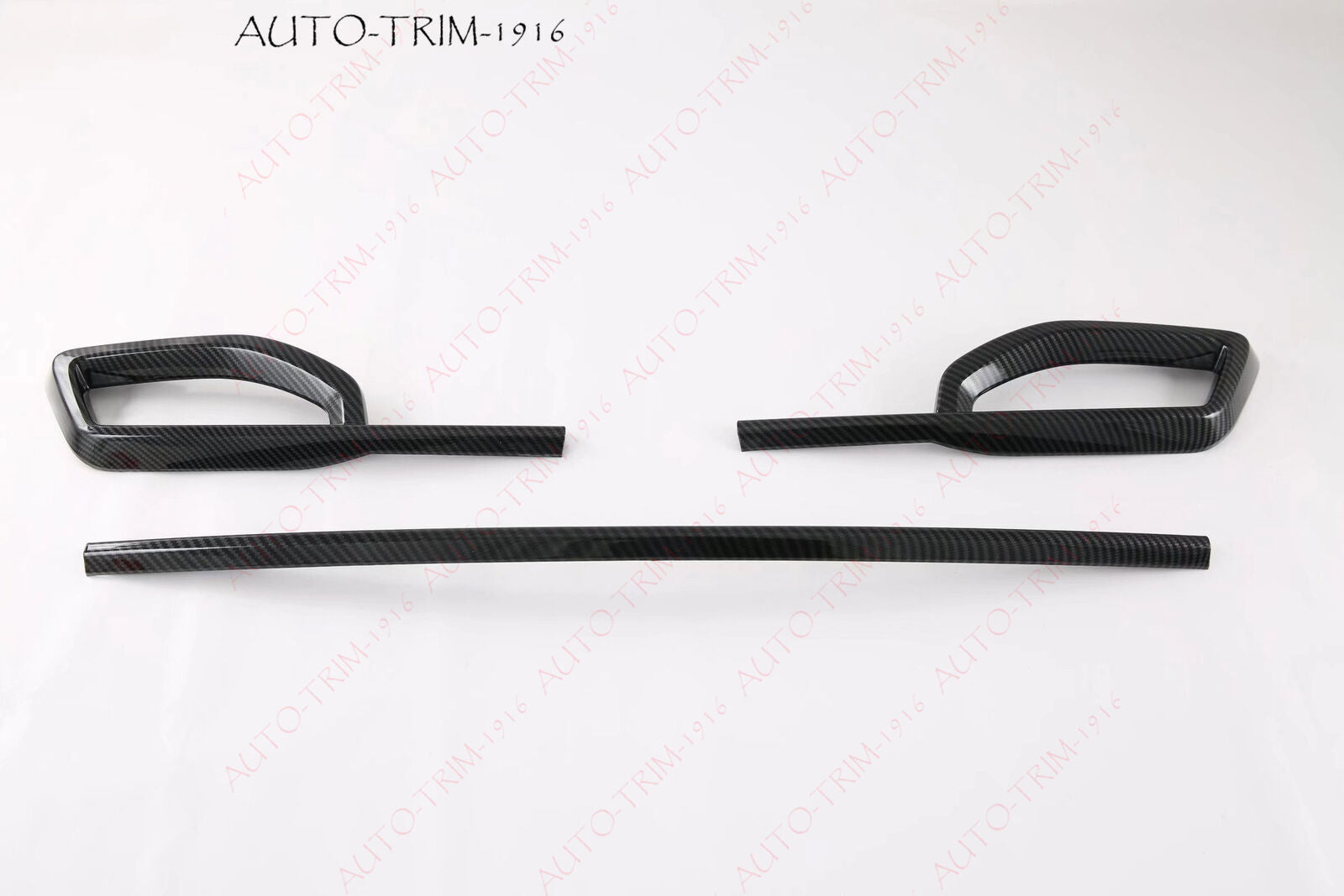 ABS Carbon Fiber Rear Bumper Cover protector for Kia Seltos Trim 2023-2022 n
