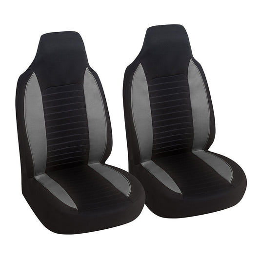 High Back Bucket for Seat Fabric Car for Seat Covers Protector Front Set Accessory Fit