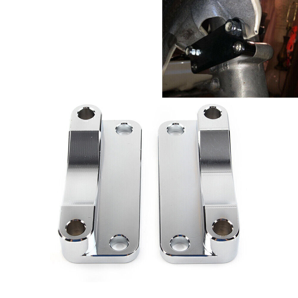 Front Fender Spacer Bracket Kit Chrome for Harley Electra Street Glide 2003-2013 Q