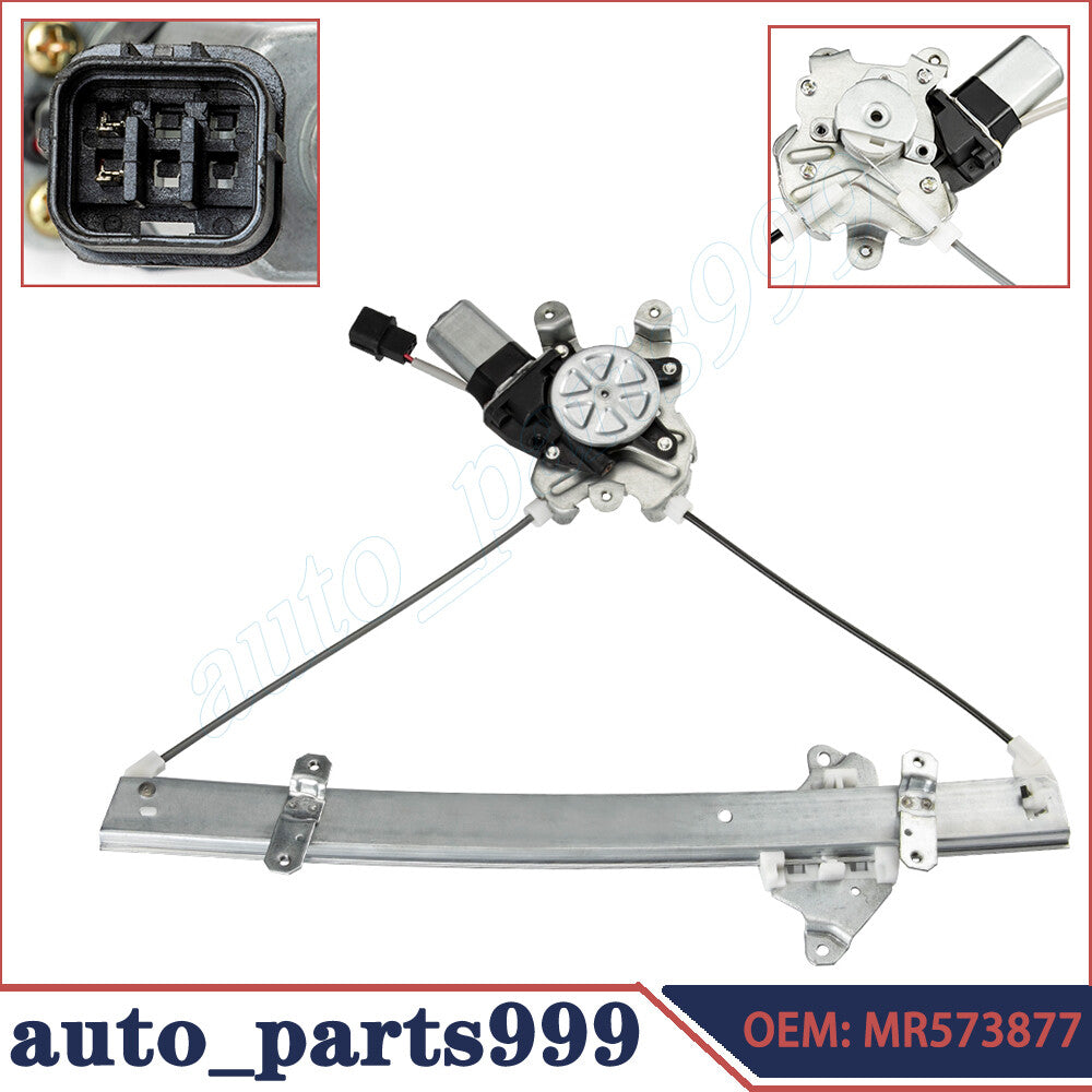 Front left window adjuster with motor suitable for Outlander 2003-2006 MR573877- n