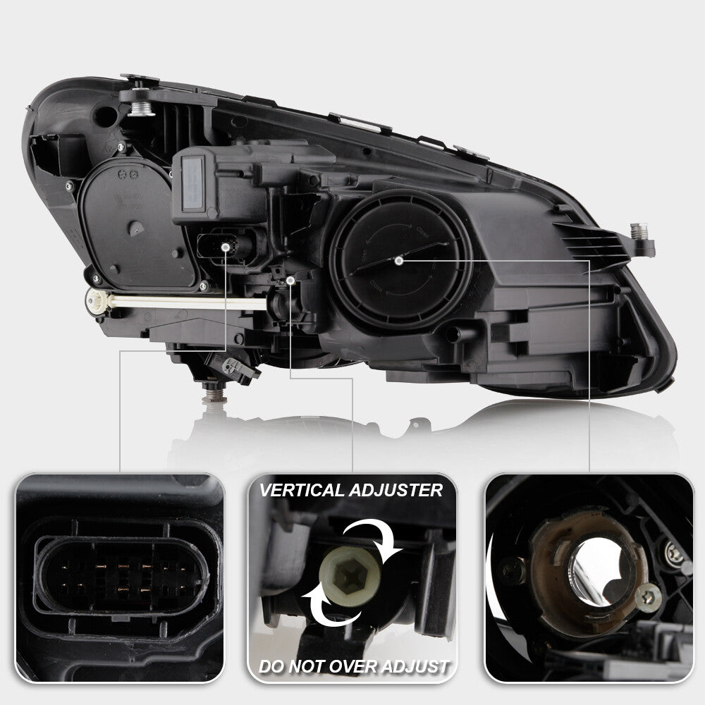 FULL LED Headlight LH Driver For 14-16 E-Class W212 Facelift Sedan n