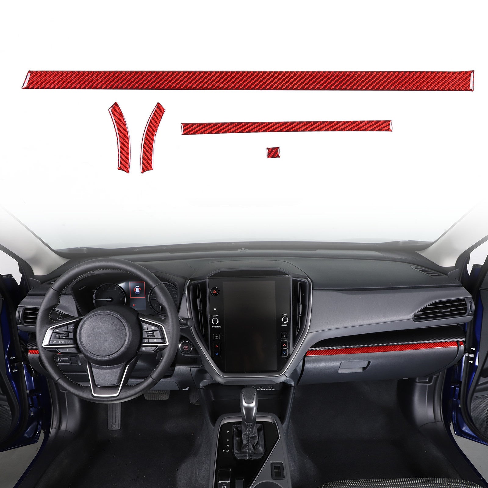 The lower center trim of the dashboard suits the for Subaru Crosstrek 23+- n