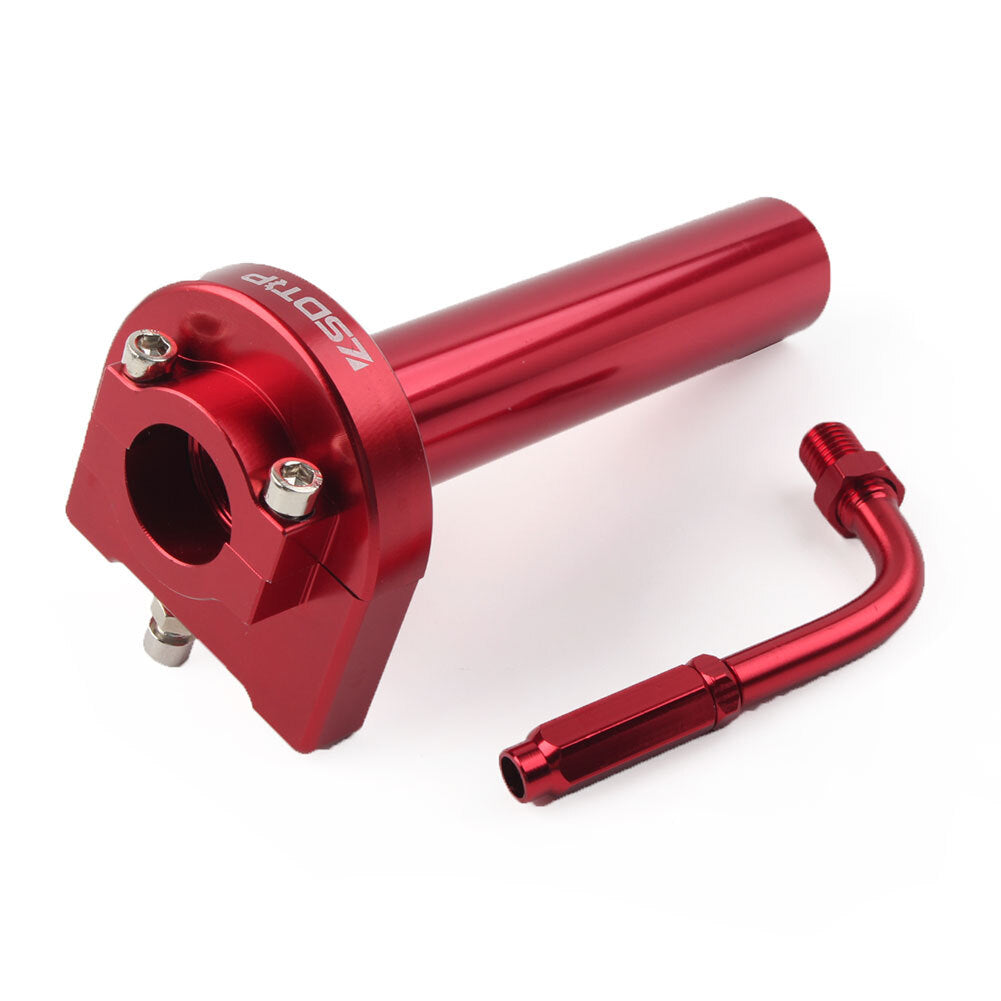 Universal 90¡ã Red Throttle Cable Adjuster Hand Grip Twist Throttle Accelerator Q