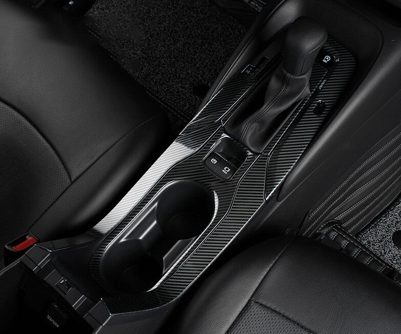 for Toyota for Corolla 2019-2022 Carbon Fiber Steel Center Console Gear Shift Panel