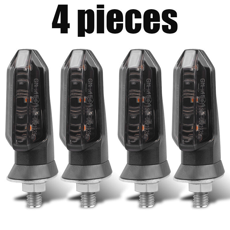 4pcs Smoke Motorcycle LED Turn Signal Blinker Light Indicator for Suzuki for Yamaha