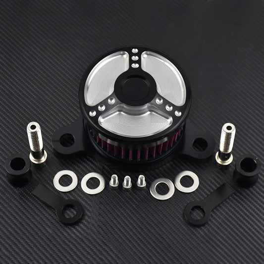 Dots Air Cleaner Intake Filter System Fit for Harley Sportster XL 883 1991-2017 Q