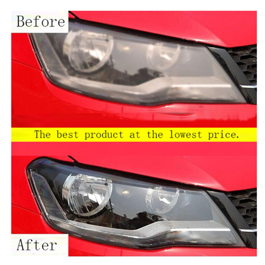 New Removing Car Headlight Lens Haze Scratch Discoloration Restoration Kit US Q