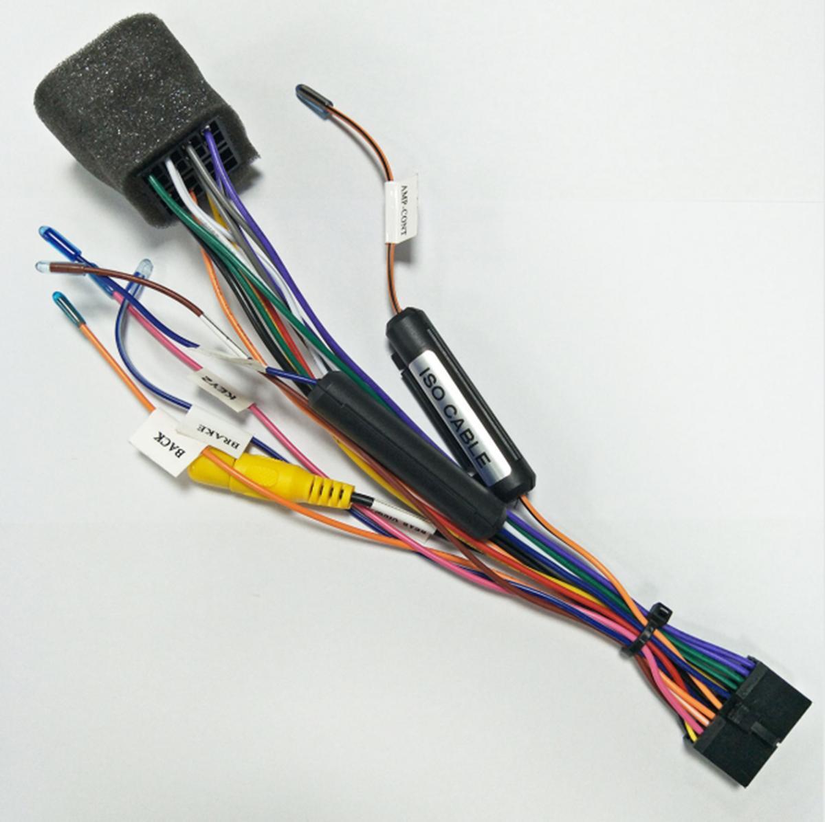 20-pin ISO wiring harness Android car SUV stereo radio connector adapter cable