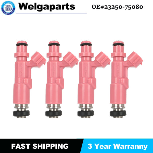 4X Fuel Injectors for Toyota Tacoma 1999-2004 2.4L 2.7L 4Runner 23250-75080 New