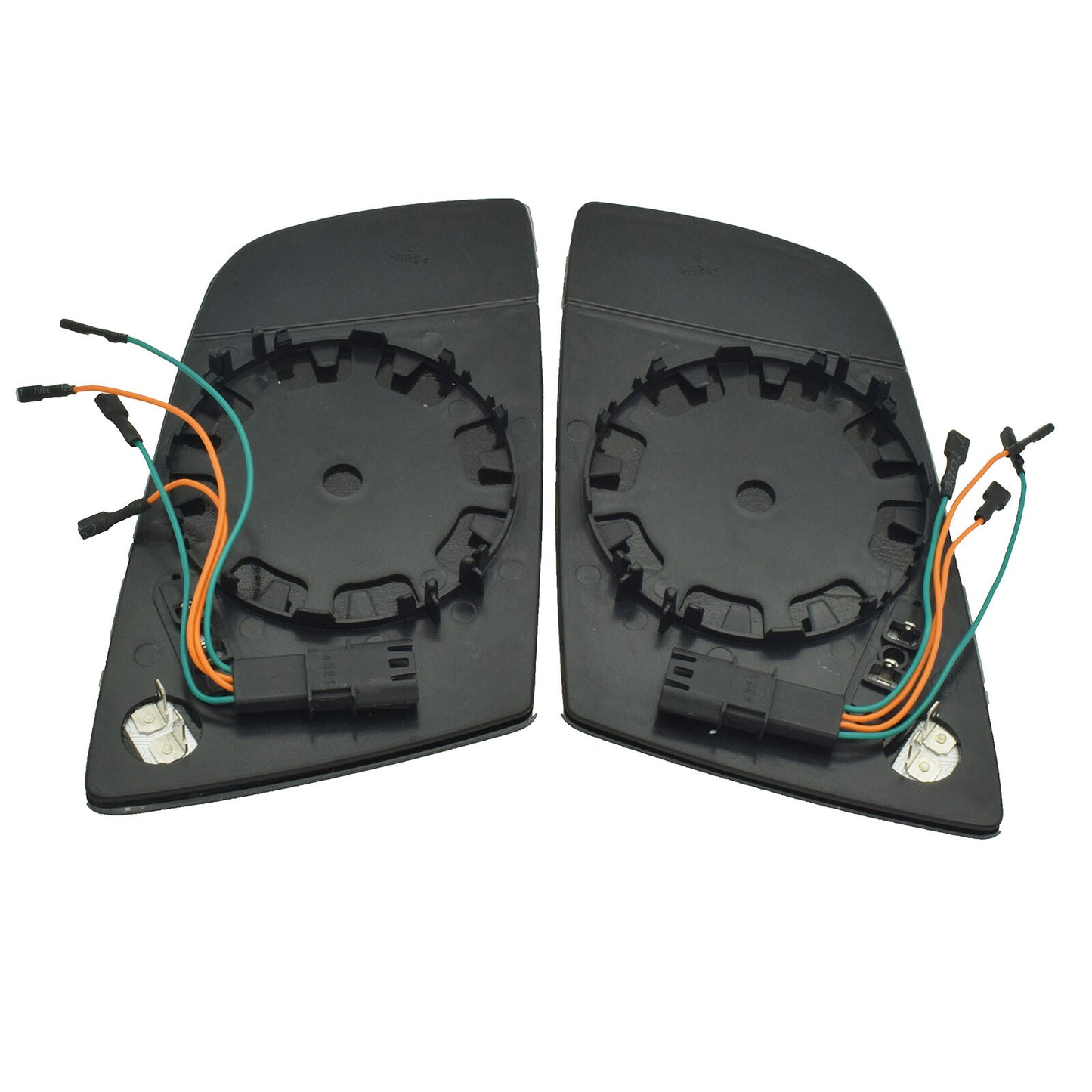 Left and right 4-pin door mirror glass with connector heating suitable for E60 E61 E63 E64- n