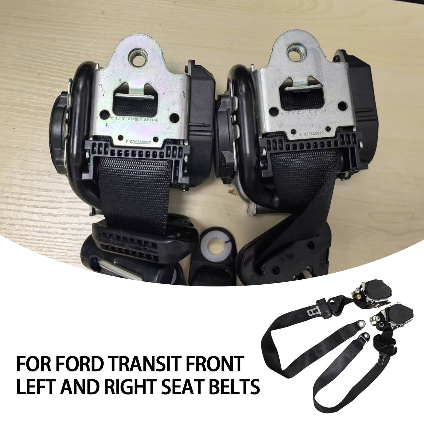 2019 2020 2021 2022 2023 Applicable to  for ford  Transit Seatbelt Left Front Blackbk Q