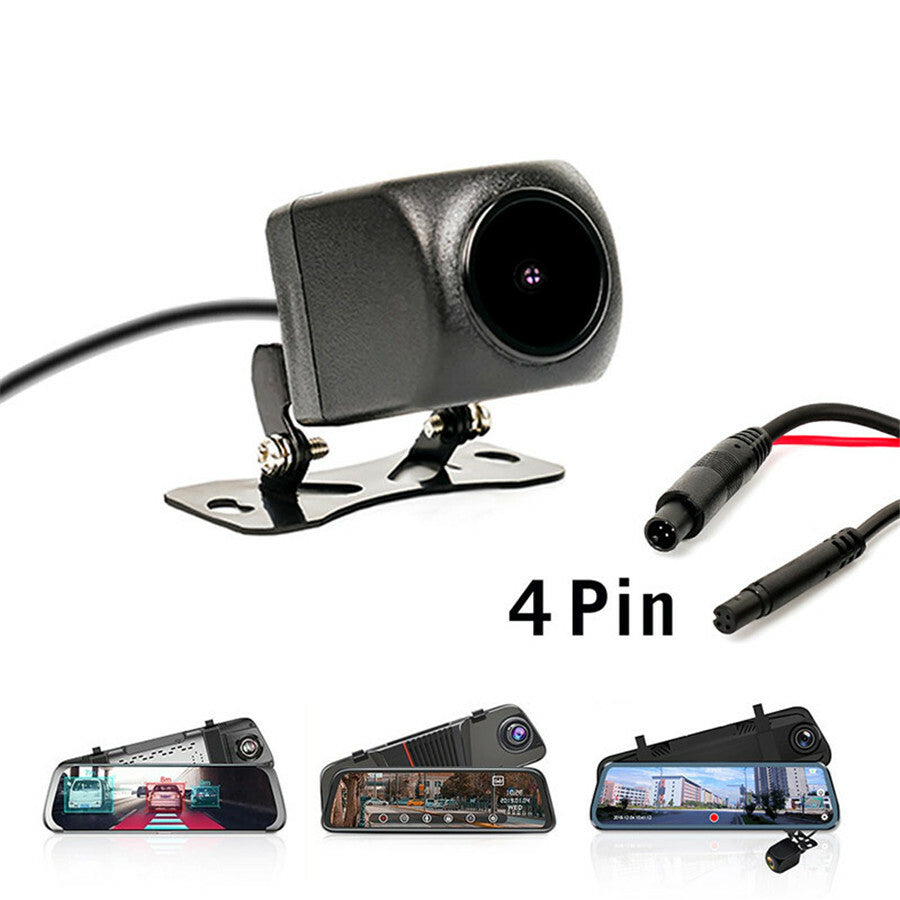 4Pin Car 170° DVR Mirror Dash Cam Rear View Camera 2.5mm Night Vision Waterproof