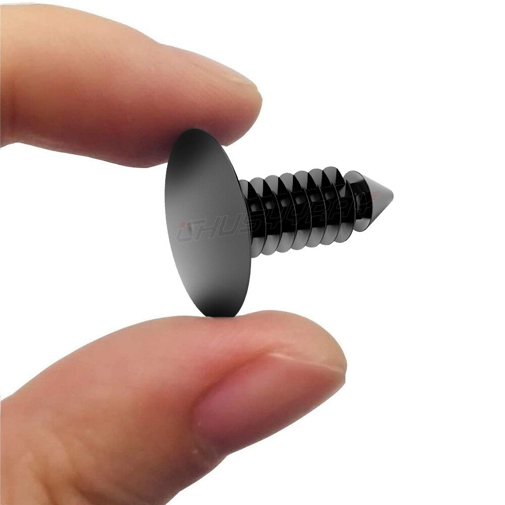 Bumper Clips 6mm Retainer 100 Pcs Car Plastic Rivets Fastener Fender for Honda
