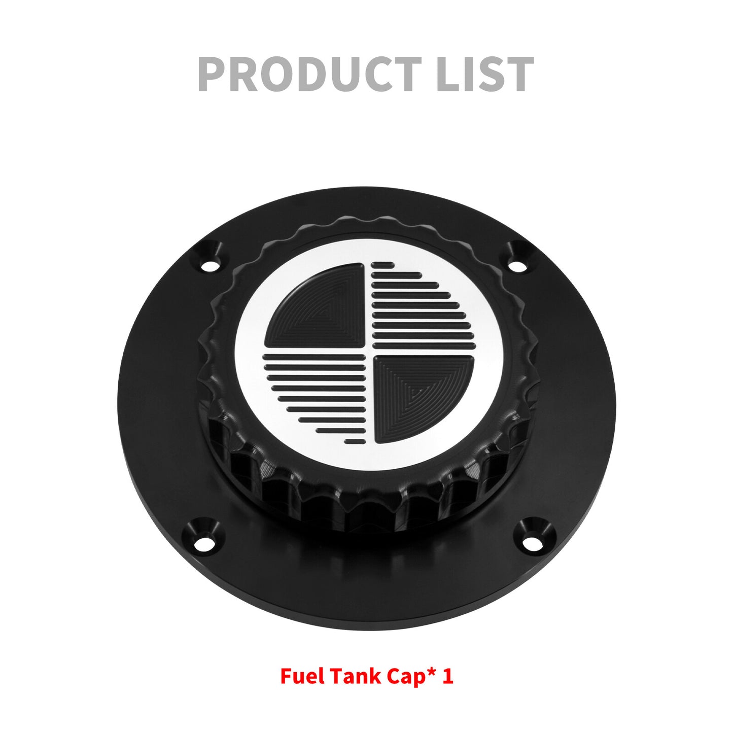 Gas Feul Tank Cap Oil Tank Black Petrol Cap Cover Fit for BMW K1 K75 K100 K1100