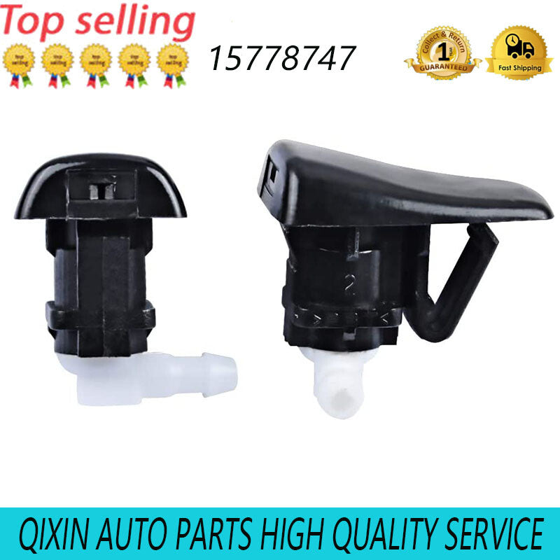 2-pack windshield wiper nozzles for Cadillac CTS STS SRX 15778747