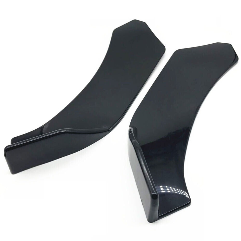 Car Front Bumper Splitter Body Protector Lip Diffuser Guard Spoiler Parts Black. n