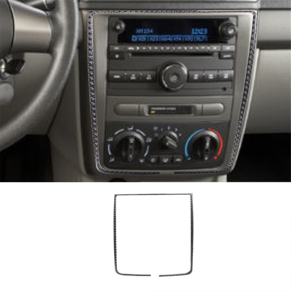 Red Carbon Fiber Transmission Console Surround Cover for Chrysler 200 2011-2014 v