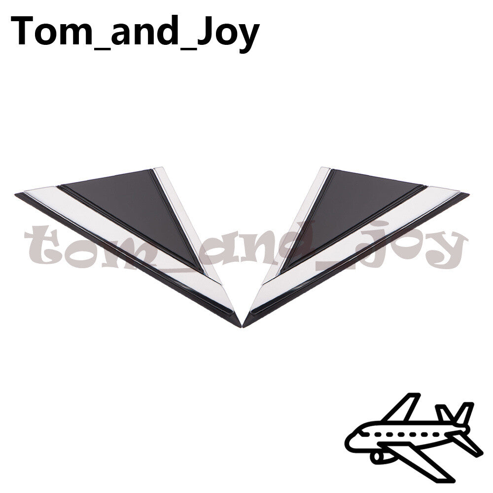 2pcs Front Left Right for Cadillac SRX Mirror Corner Triangle Molding Fender