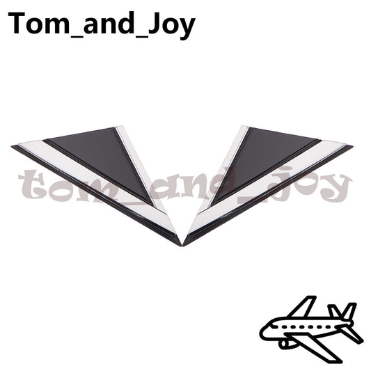 2pcs Front Left Right for Cadillac SRX Mirror Corner Triangle Molding Fender