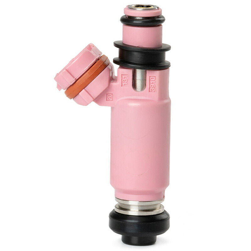 Set of4 New Pink 565cc Fuel Injectors 16611AA370 for Subaru STI WRX Forester
