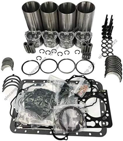 Overhaul Rebuild kit for Perkins 404D-22 Engine Takeuchi TS50R TS50V Skid Steer